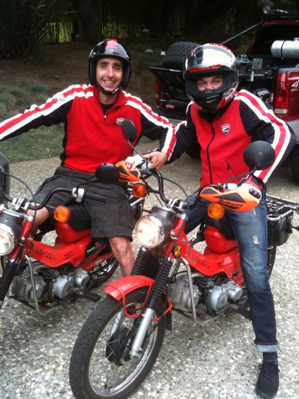 Matching 1982 Honda CT 110's My friend Cep and the Prince, Alaxander Smith, 